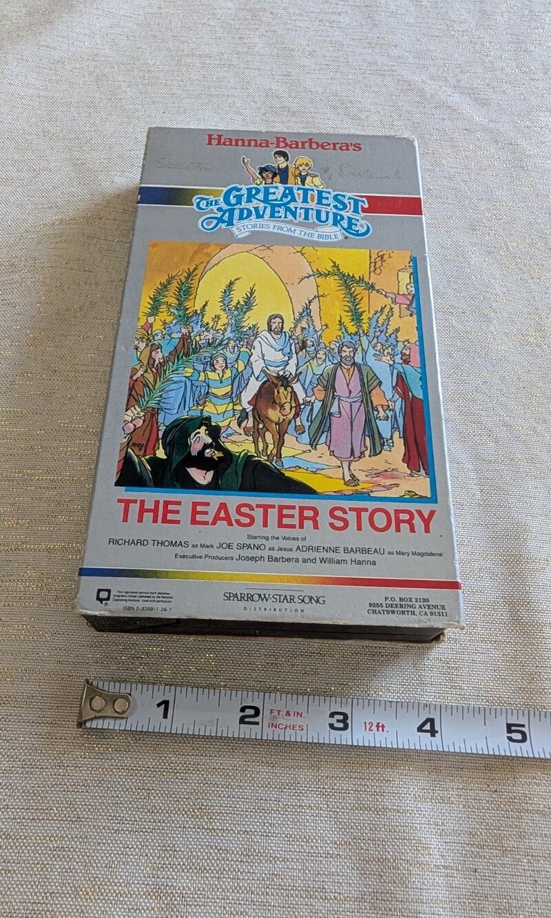 Hanna-Barbera- The greatest adventure "the everest story" bible stories VHS 1989